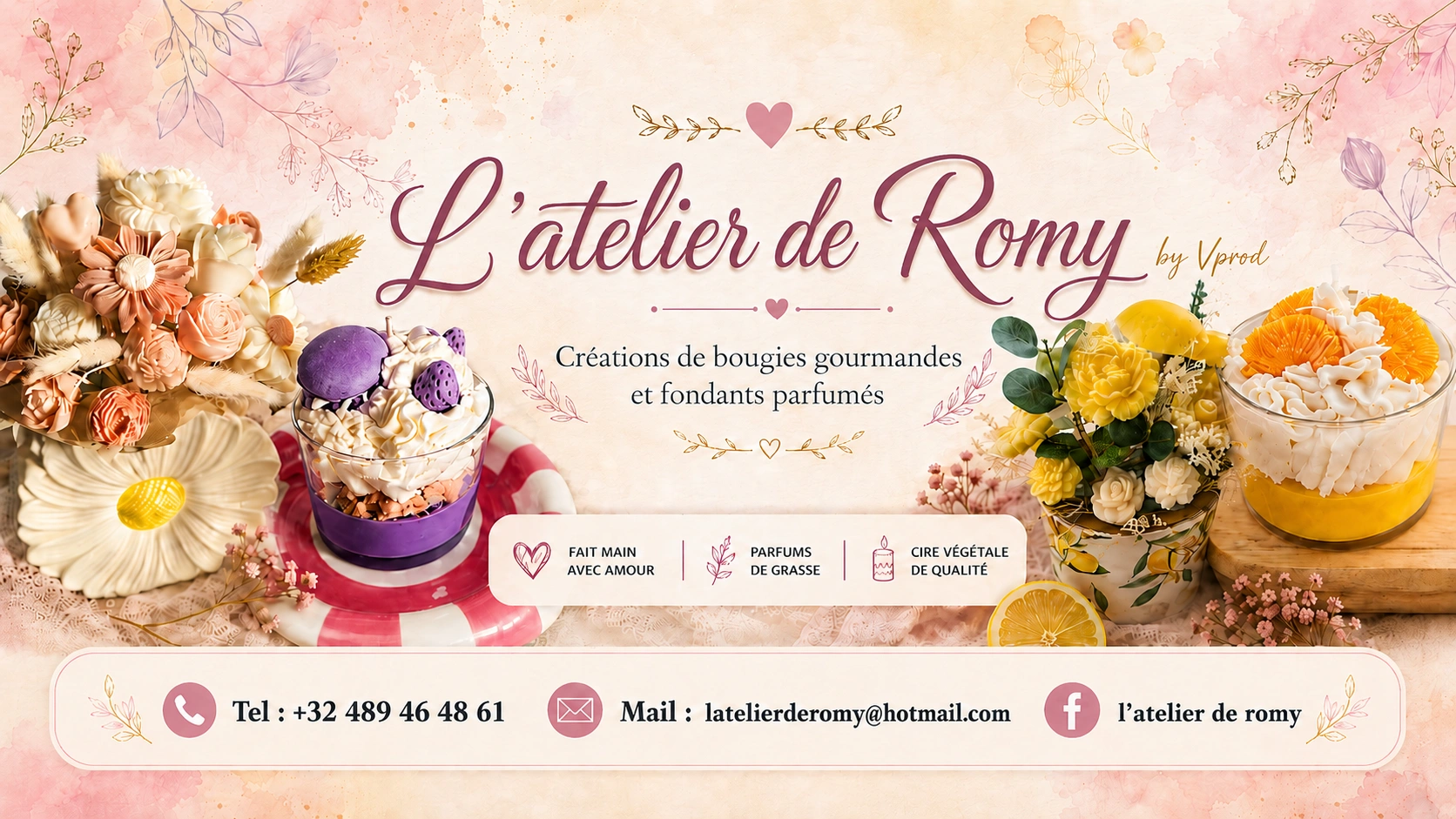 Créations artisanales L’atelier de Romy
