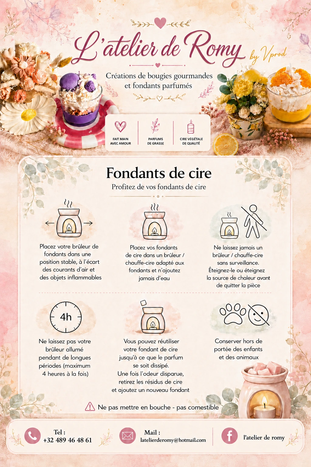 Conseils pour fondants