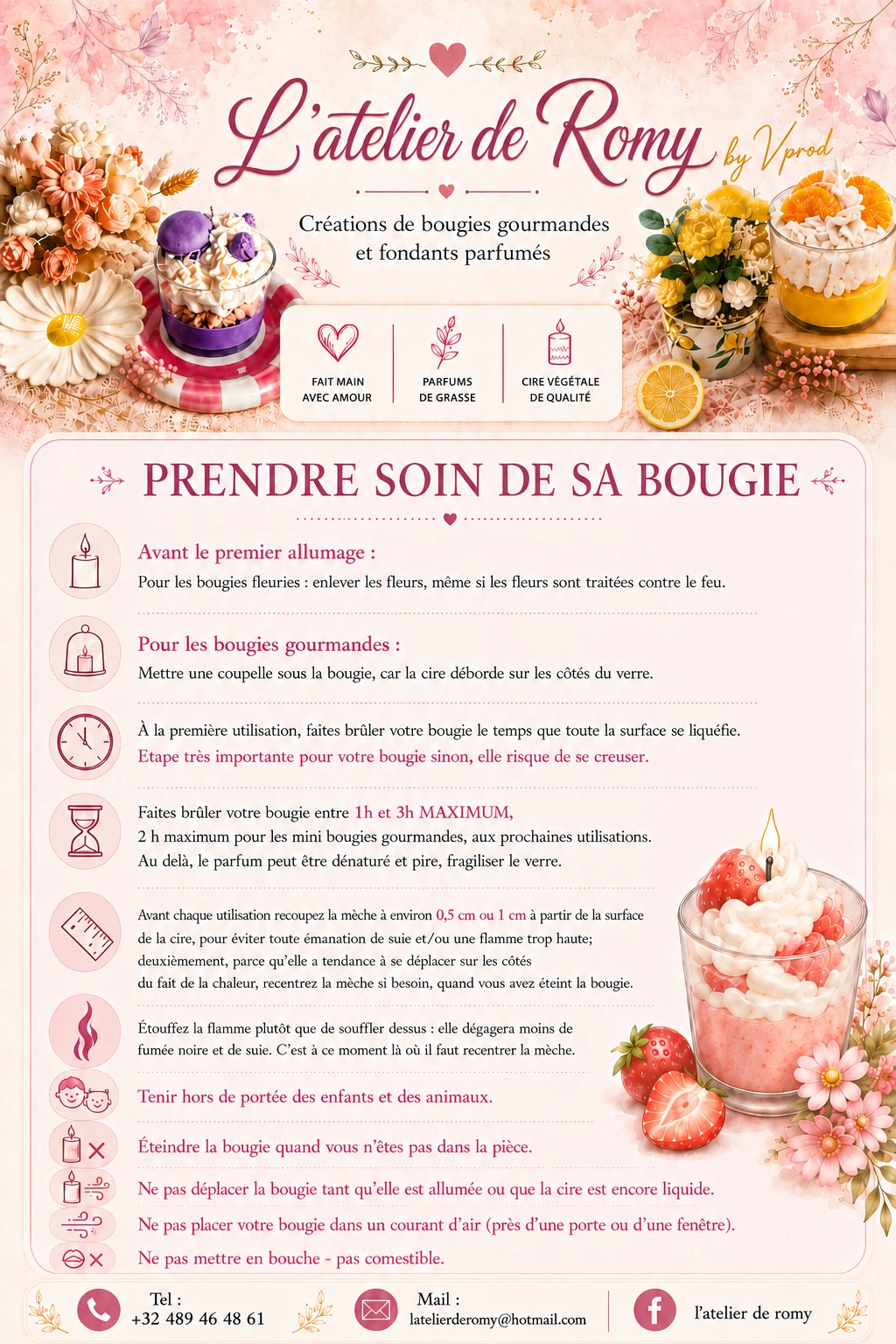 Prendre soin de sa bougie